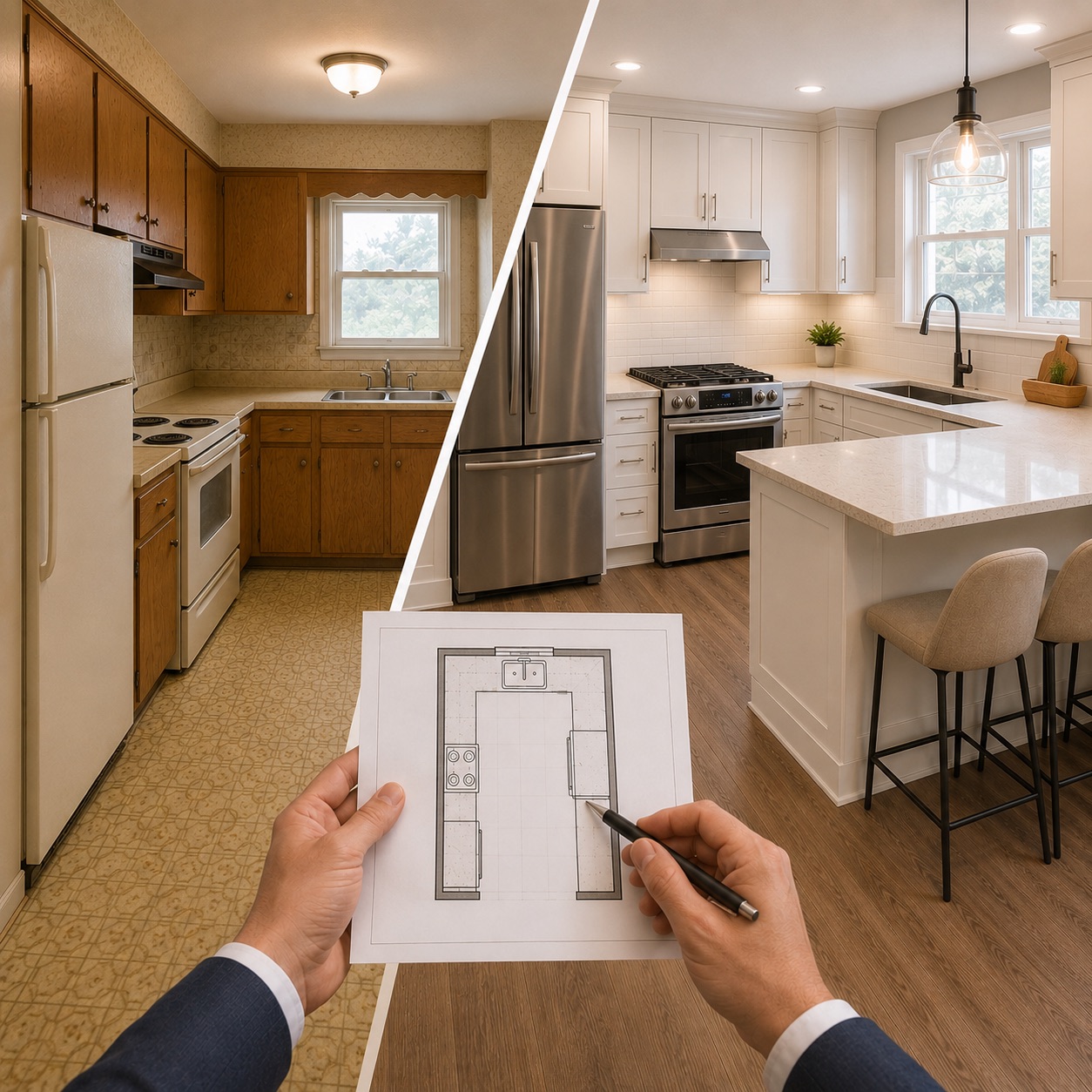 Renovation and sell property option