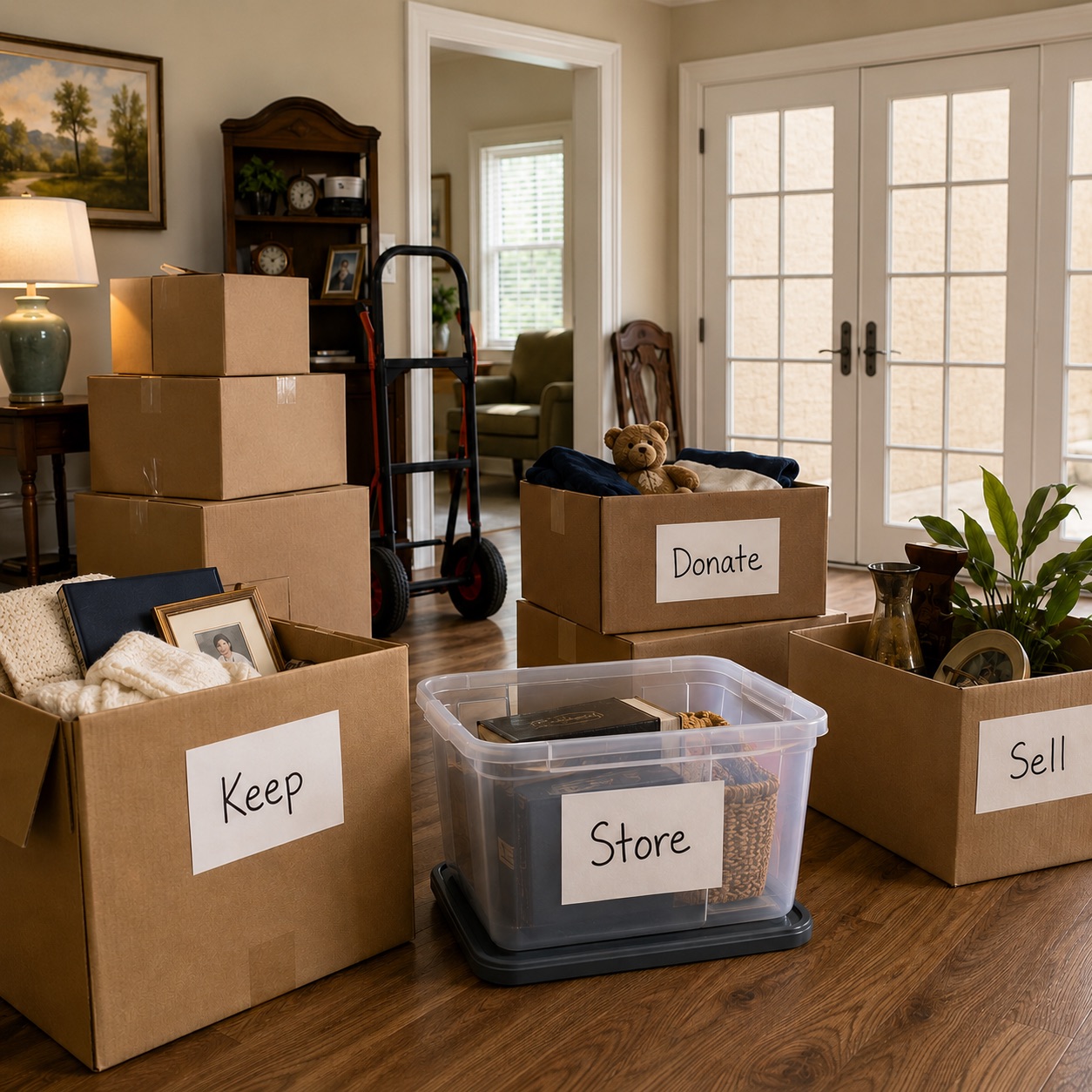 Cleanout and personal property planning support