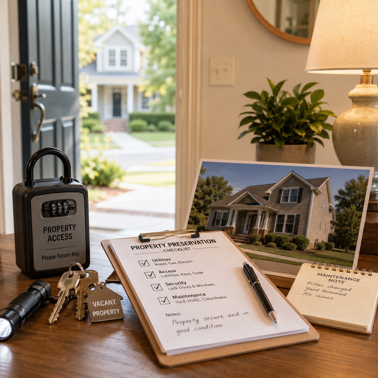 Property preservation assistance support