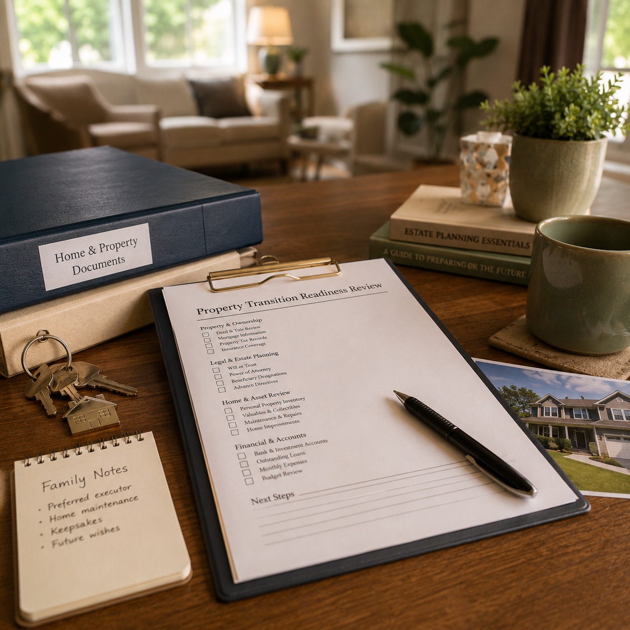 Property transition readiness review support
