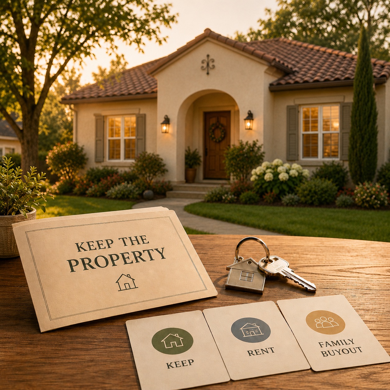 Keep the property option